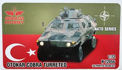 Armada Hobby N72056 Otokar Cobra Turreted (3D Printed resin kit) 1/72