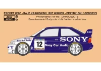 Reji Model 019 Transkit Ford Escort WRC SONY 1997 Winner 1/24