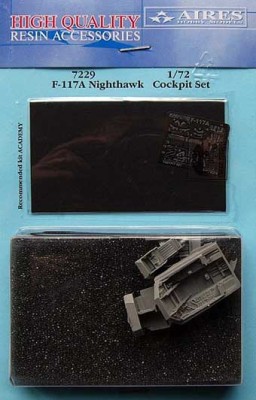 Aires 7229 F-117A Nighthawk cockpit set 1/72
