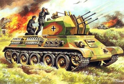 UniModel UMM-72254 Captured Flakpanzer T-34 1/72