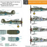Sbs Model D48006 Декаль Gl.Gladiator (J8,J8A) Swedish AF Vol.II 1/48