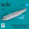 Reskit RSU72271 300 Gal.centerl.fuel tank w/ pyl. F-16 type 2 1/72