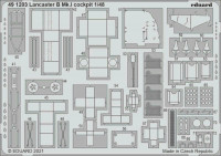 Eduard 491203 SET Lancaster B Mk.I cockpit (HKM) 1/48