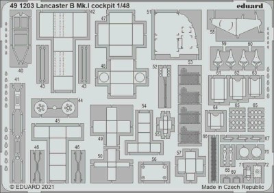 Eduard 491203 SET Lancaster B Mk.I cockpit (HKM) 1/48