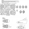 New Ware NWA-M0982 Mask Su-25 Frogfoot EXPERT (ZVE 4807) 1/48