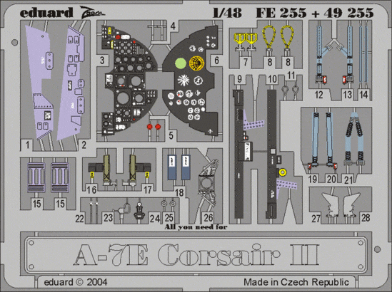 Eduard 49255 A-7E HAS