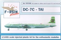 F-rsin Plastic FRP3998 Douglas DC-7C Decals T.A.I. 1/144