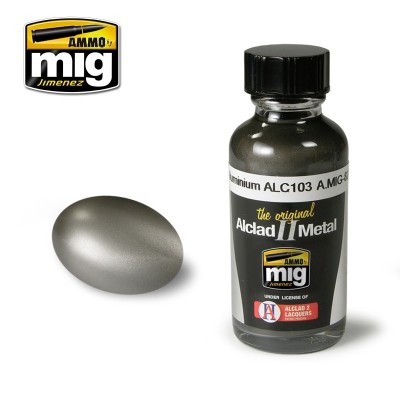 Ammo Mig 8203 ALC103 (30 ml) / ТЕМНЫЙ АЛЮМИНИЙ
