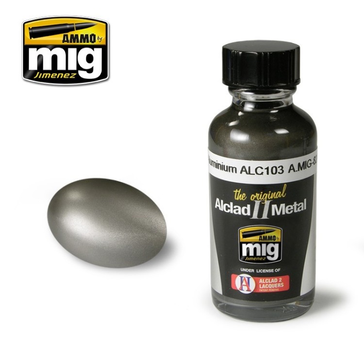 Ammo Mig 8203 ALC103 (30 ml) / ТЕМНЫЙ АЛЮМИНИЙ