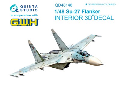 Quinta studio QD48148 Су-27 (для модели GWH) 1/48