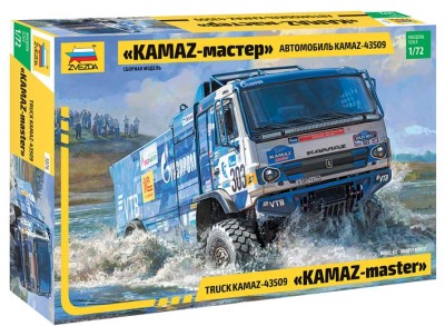 Звезда 5076 KAMAZ-43509 KAMAZ-мастер 1/72