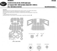 New Ware NWA-M0732 1/48 Mask H-34/CH-34/HH-34J/UH-34D BASIC (TRUMP)