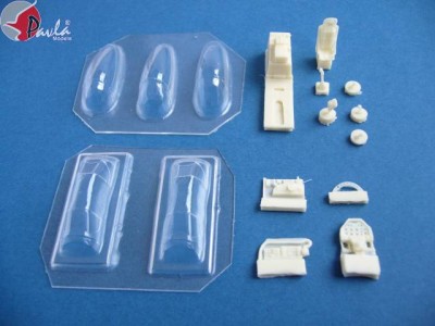 Pavla Models C72036 P-51D Mustang early version + vacu canopies 1:72