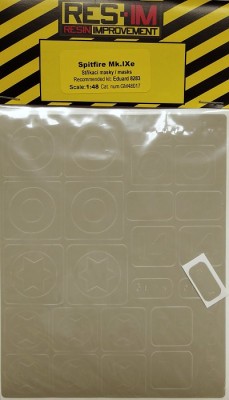 RES-IM RESIMG4817 1/48 Masks for Spitfire Mk.IXe (EDU 8283)