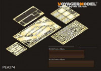 Voyager Model PEA274 Modern US Army M1A1/ M1A2 stowage bin/baskets/CIP(For TAMIYA 35269) 1/35