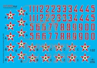 HAD DW32001 Decal Hungarian Nat.Insignias&Numbers 1950-90 1/32