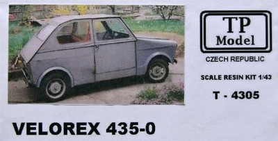 TP Model T-4305 Velorex 435-0 1/43