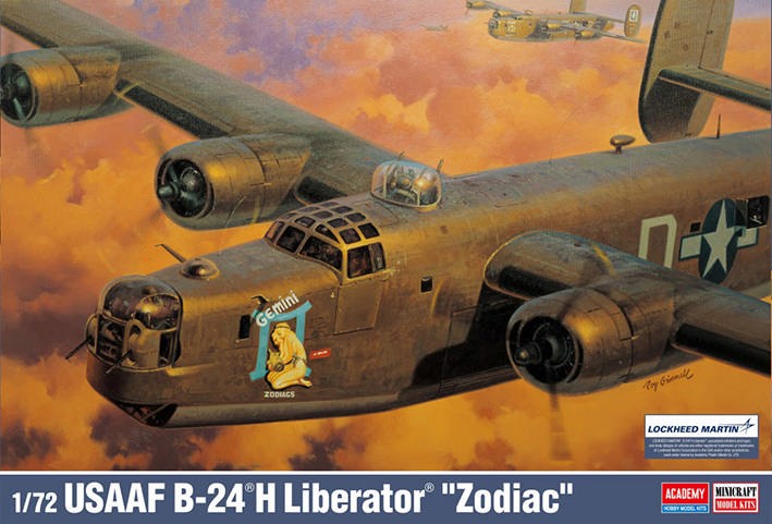 Academy 12584 USAAF B-24H Liberator "Zodiac" 1/72