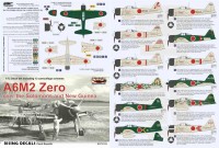 Rising Decals 72103 Decal A6M2 Zero over Solomons and New Guinea 1/72