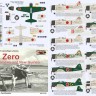 Rising Decals 72103 Decal A6M2 Zero over Solomons and New Guinea 1/72