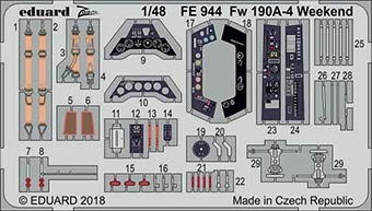 Eduard FE944 Fw 190A-4 Weekend 1/48