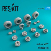 Reskit RS72-0243 Airbus A319 wheels (BPK) 1/72