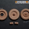 Voyager Model PR35128 WWII German Sd.Kfz.251 /Sd.Kfz.11 Fulda Wheels Pattern (For All) 1/35