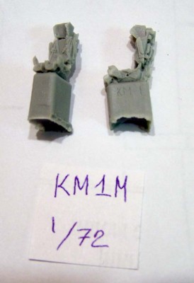 NeOmega 72002 Катапультное кресло КМ-1М (2 шт) МиГ-21МФ (и последующие), МиГ-23, МиГ-25, МиГ-27 1/72