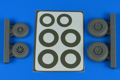 Aires 4847 A-26B/C (B-26B/C) Invader Early wheesl&amp;p.mask 1/48