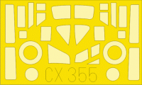 Eduard CX355 1/72 Маска для Envoy