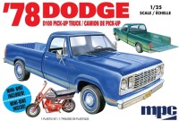 MPC 901 1978 Dodge D100 Pickup truck with mini-bike 1/25