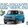 Aoshima 58336 Hustler(Summer Blue Metallic), SNAP KIT (сборка без клея) 1/32