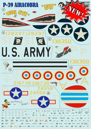 Print Scale 48-059 P-39 Aircobra 1/48