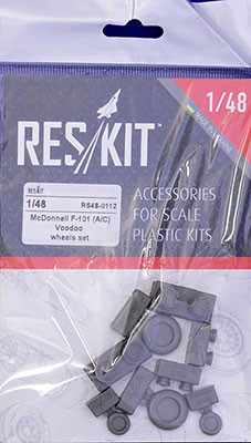 Reskit RS48-0112 F-101 A/C Voodoo wheels set (KITTYH,MONO) 1/48
