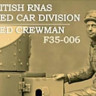 Copper State Models F35-006 British RNAS Armoured Car Division seated crewman 1/35