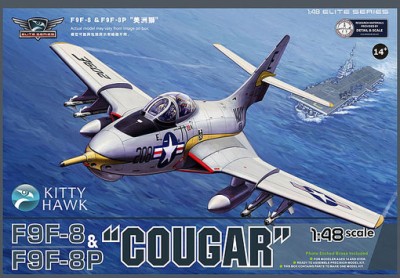 Zimi Model KH80127 F9F-8 &amp; F9F-8P &quot;COUGAR&quot; 1/48