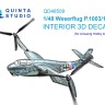 Quinta studio QD48509 Weserflug P1003.1 (Amusing hobby) 1/48