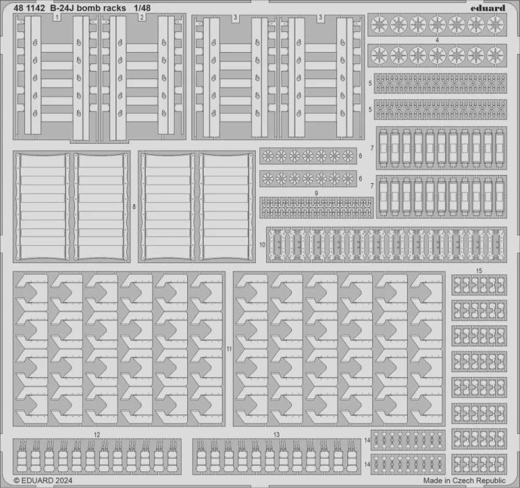 Eduard BIG49424 B-24J PART II (HOBBYB) 1/48