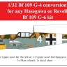 Aims AIMS32P016 Messerschmitt Bf-109G-4 conversion (designed to be used with Hasegawa and Revell kits)Bf-109G-6] 1/32
