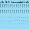 Aims AIMS48D042 Post War Fastener stencils - perfect for Supermarine Seafire F.XVIIs and other subjects 1/48