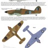 Aims AIMS72P011 PR Hawker Hurricane conversion for any kit (designed to be used with Airfix, Arma Hobby, Hasegawa, Hobby 2000, Heller and Revell kits)[Mk.I Mk.IIb Mk.IIc] 1/72