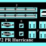 Aims AIMS72P011 PR Hawker Hurricane conversion for any kit (designed to be used with Airfix, Arma Hobby, Hasegawa, Hobby 2000, Heller and Revell kits)[Mk.I Mk.IIb Mk.IIc] 1/72