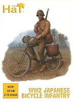 HAT 8278 WWII Japanese Bicycle Infantry 1/72