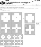 New Ware NWA-M0365 1/48 Mask Do17 Z-2 NATIONAL INSIGNIA (ICM 48244)