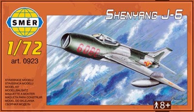 Smer 923 МиГ-19/Shenyang J-6 (2x camo) 1/72