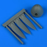 QuickBoost QB32256 Bf 109G-10/K propeller (HAS/REV) 1/32