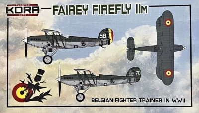 Kora Model PK72161 Fairey Firefly IIM Belgian Trainer WWII 1/72