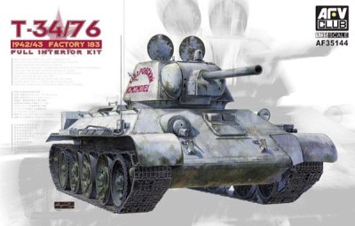 AFV Club AF35144 Т-34/76 завода 183 1942/43 г. (с интерьером) 1/35