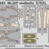 Eduard FE1483 Mi-24P seatbelts STEEL (TRUMP) 1/48