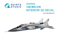 Quinta studio QD48504 МиГ-31Б (Hobby Boss) 1/48